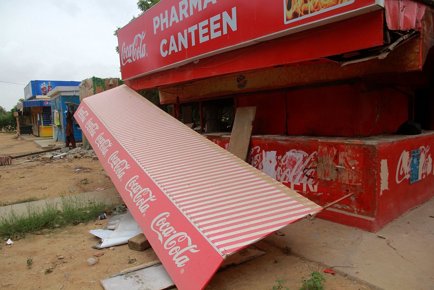 the pharmacy canteens offered a variety of food items from kachoris to zingers and from chai to milk shakes photo athar khan express