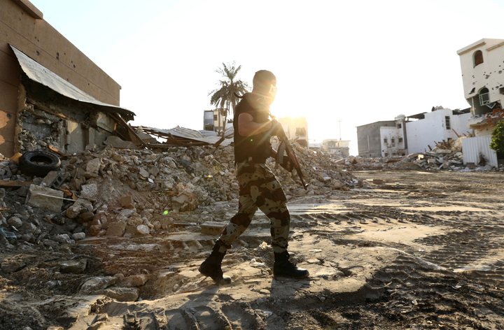 a member of saudi special forces holds his weapon as he walks in the town of awamiya following a security campaign against shi 039 ite muslim gunmen in the eastern part of saudi arabia august 9 2017 photo reuters