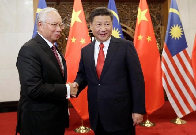 malaysia 039 s prime minister najib razak meets china 039 s president xi jinping at diaoyutai state guesthouse in beijing china november 3 2016 photo reuters