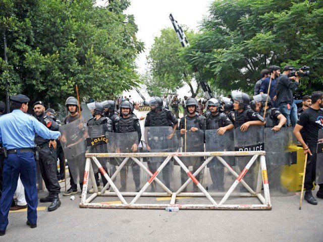 mobile reserve police rangers and fc will also perform security duties photo express