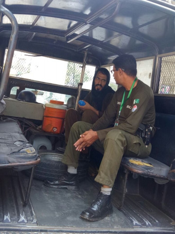one of the suspects kamran khan revealed during interrogation that he belonged to bajaur agency photo express one of the suspects kamran khan revealed during interrogation that he belonged to bajaur agency photo express