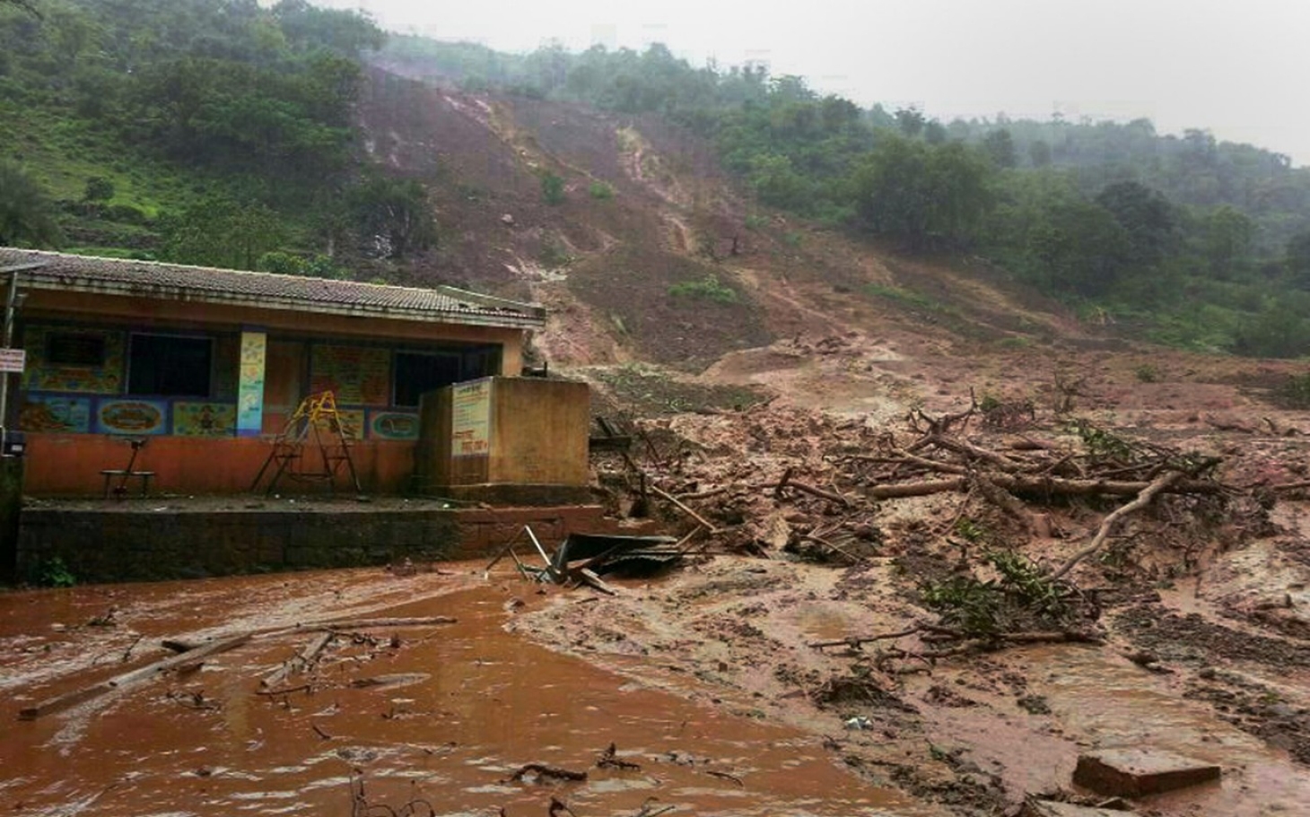 landslide in india photo afp