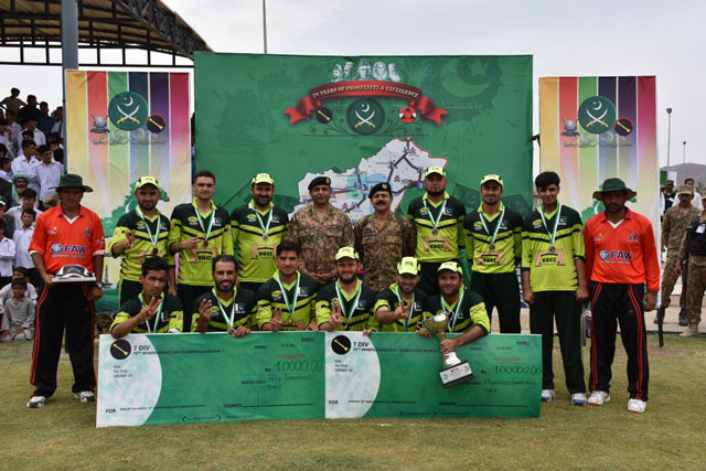 the team that participated in the match in fata photo ispr