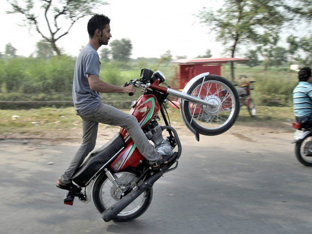 riding without helmets lights rear view mirrors endangers lives photo express