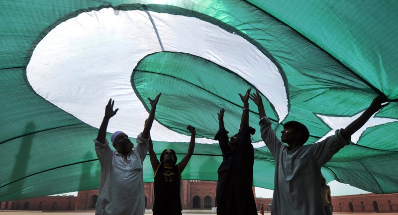 special activities included an exhibition of artisans at work and cake cutting ceremony of pakistan s birthday photo afp