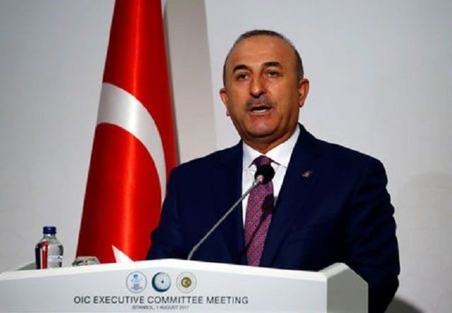 turkish foreign minister mevlut cavusoglu photo reuters