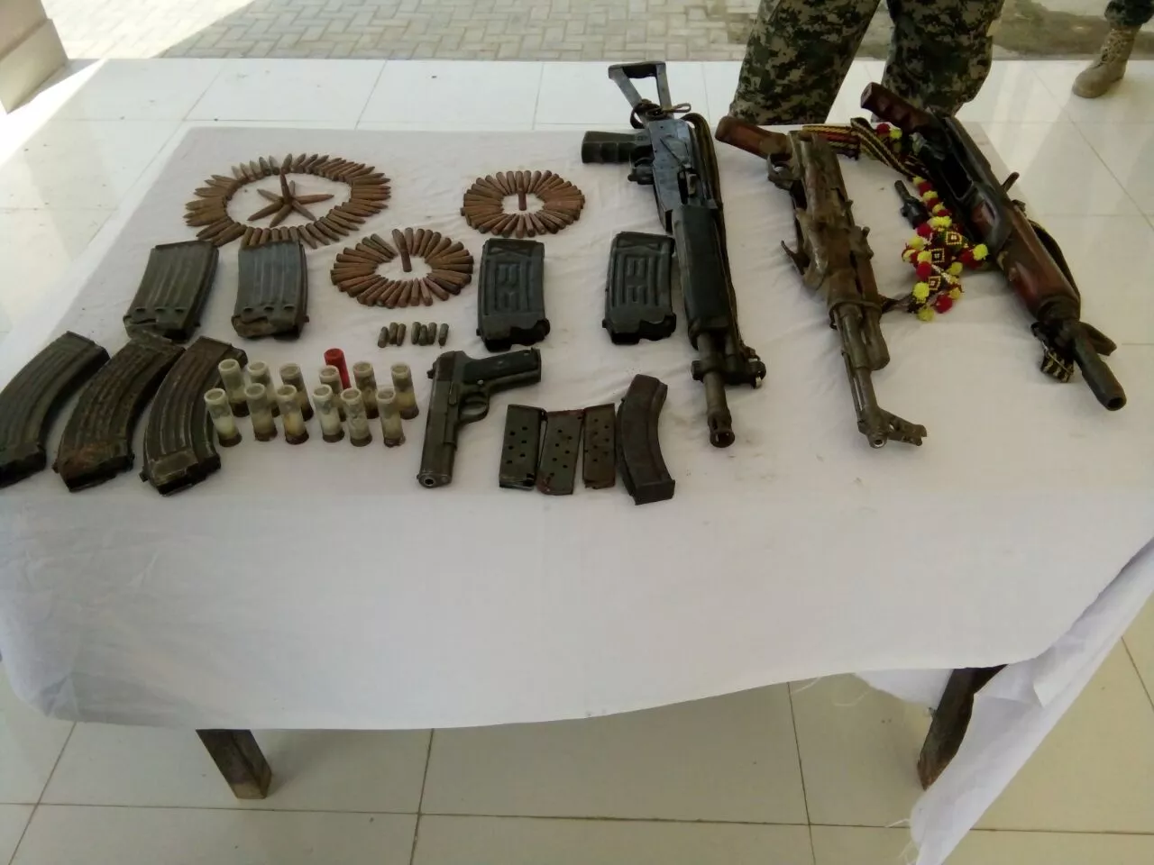 explosives arms and ammunition seized by security forces from different areas of punjab on wednesday photo ispr explosives arms and ammunition seized by security forces from different areas of punjab on wednesday photo ispr