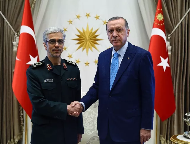 a handout picture released by turkish president 039 s press office on august 16 2017 shows president of turkey recep tayyip erdogan r shakings hands with general staff of iranian armed forces mohammad bagheri before a meeting at the presidential complex in ankara photo afp a handout picture released by turkish president 039 s press office on august 16 2017 shows president of turkey recep tayyip erdogan r shakings hands with general staff of iranian armed forces mohammad bagheri before a meeting at the presidential complex in ankara photo afp