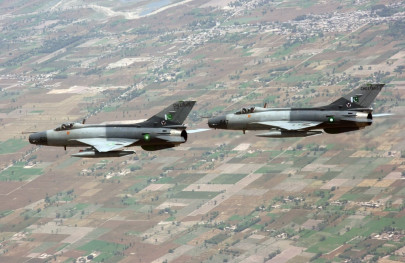 paf training jet crashes near sargodha