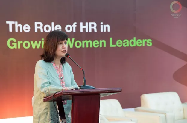 sadaffe abid co founder of circle speaking about women leadership photo propakistani pk sadaffe abid co founder of circle speaking about women leadership photo propakistani pk