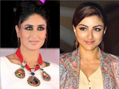 kareena hugging soha s baby bump steals birthday boy saif s thunder