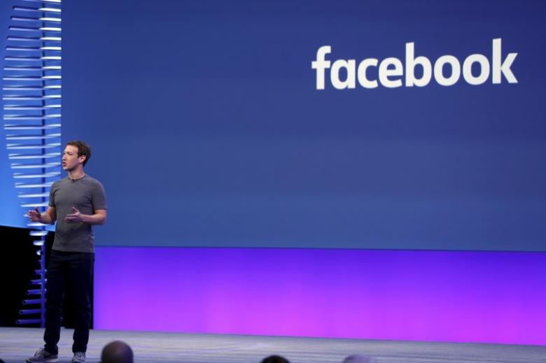 facebook ceo mark zuckerberg speaks on stage during the facebook f8 conference in san francisco california april 12 2016 photo reuters