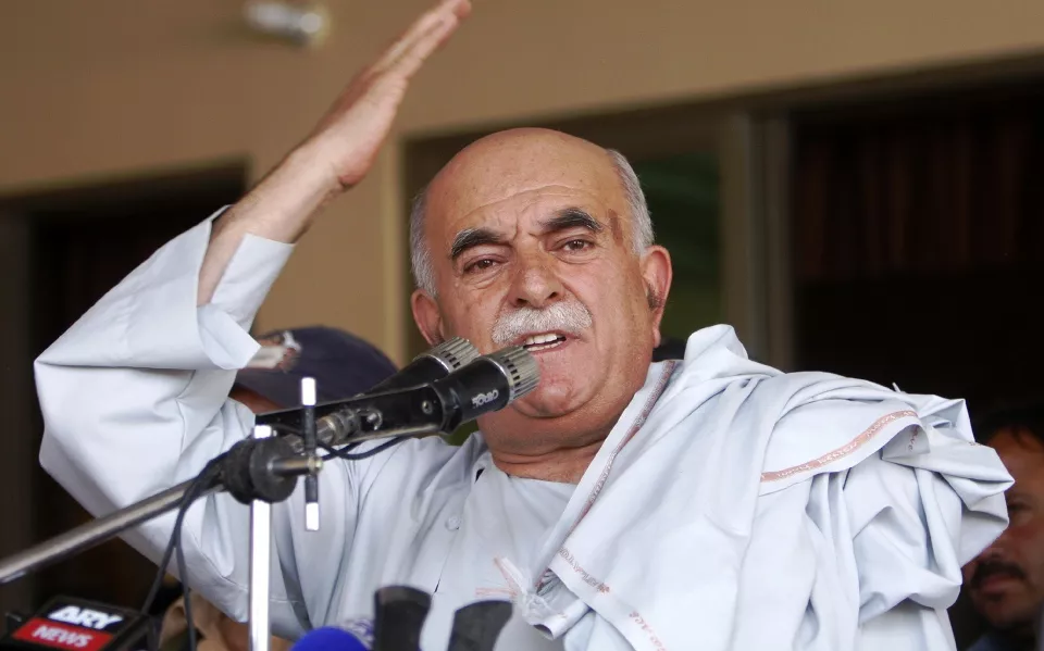 pkmap chief demands india pakistan talks pkmap chief demands india pakistan talks