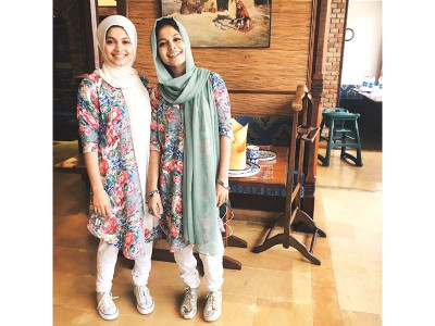 it runs in the family areeba and noor unnahar siddique it runs in the family areeba and noor unnahar siddique