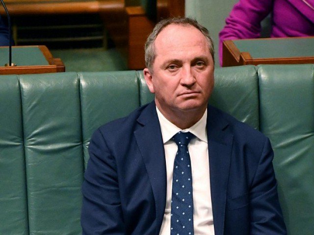 australian deputy prime minister barnaby joyce sits in the house of representatives at parliament house in canberra australia august 14 2017 photo reuters