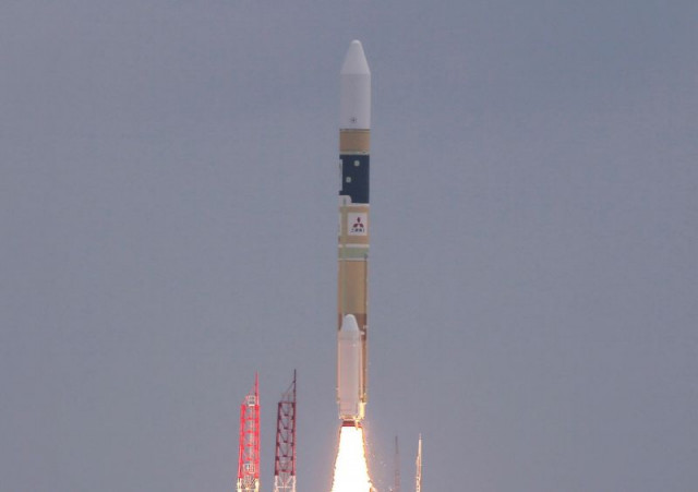 the h iia rocket blasts off from the tanegashima space centre in kagoshima prefecture southern japan photo afp the h iia rocket blasts off from the tanegashima space centre in kagoshima prefecture southern japan photo afp