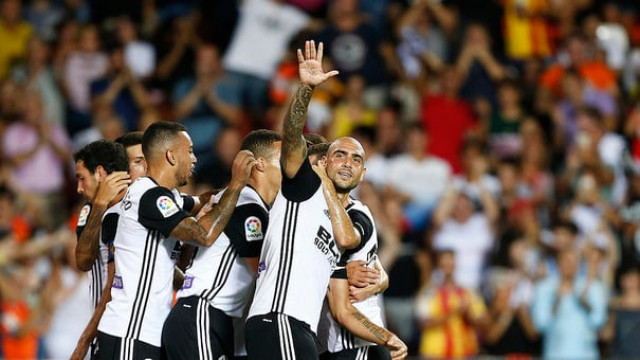 game goes on a minute 039 s silence for the victims of barcelona attack was held at leganes and valencia where zaza scored the game 039 s only goal against las palmas photo courtesy valencia fc twitter