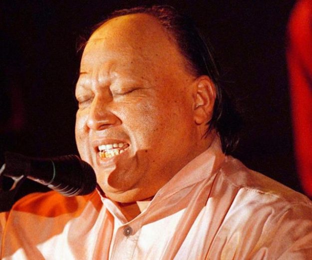 Nusrat Fateh Ali Khan, the qawwali maestro, left Pakistanis with a rich musical legacy. PHOTO: thefamouspeople.com