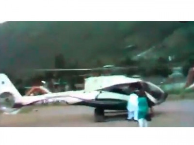 khursheed shah s helicopter makes emergency landing in balakot