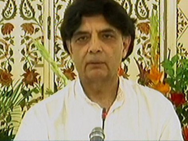 former interior minister chaudhry nisar ali khan addressing a press conference in islamabad on sunday august 20 2017 express news screengrab former interior minister chaudhry nisar ali khan addressing a press conference in islamabad on sunday august 20 2017 express news screengrab