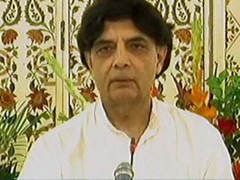 former interior minister chaudhry nisar ali khan addressing a press conference in islamabad on sunday august 20 2017 express news screengrab former interior minister chaudhry nisar ali khan addressing a press conference in islamabad on sunday august 20 2017 express news screengrab