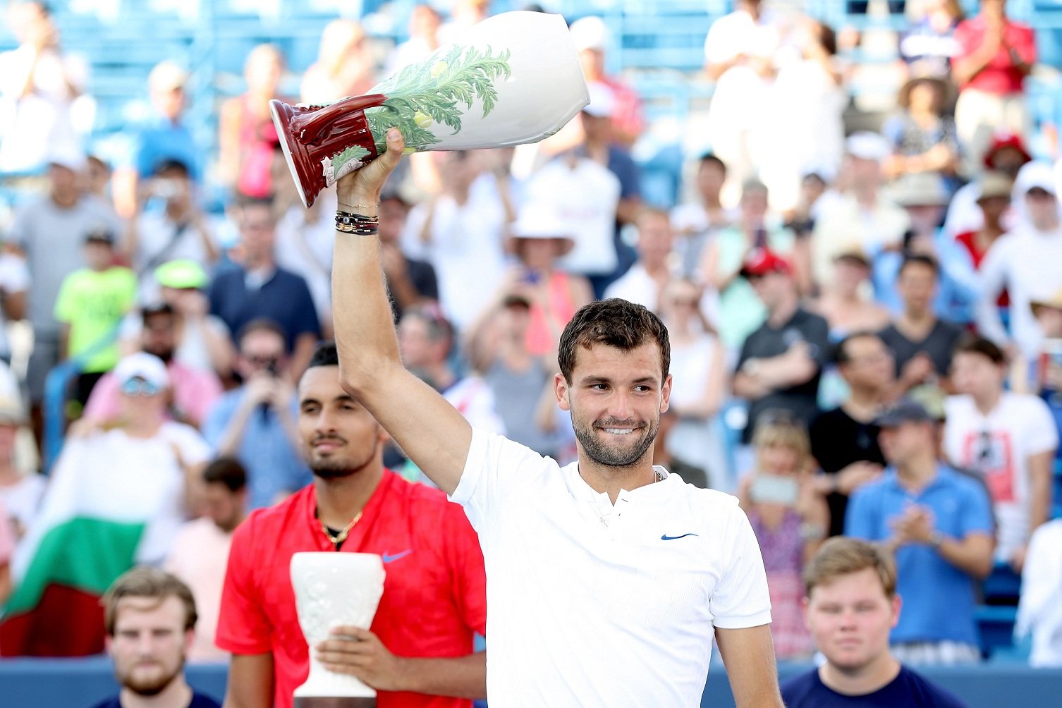 domineering dimitrov in the highest level atp final ever contested between two players born in the 1990s dimitrov collected his tour best 24th hardcourt match victory of the year photo afp