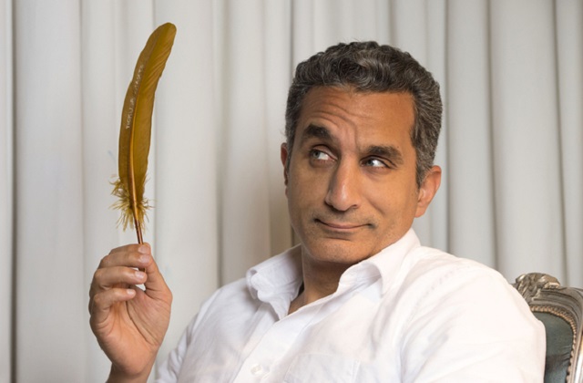 egyptian comedian bassem youssef poses at the sls hotel on april 6 2017 in los angeles california not long ago the egyptian heart surgeon turned comedian bassem youssef was hosting the most popular political satire television show in his country 039 s history photo afp
