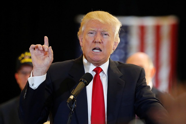 u s republican presidential candidate donald trump addresses the media regarding donations to veterans foundations at trump tower in manhattan new york u s may 31 2016 photo reuters