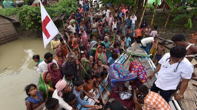 flood waters in the three countries have left hundreds of people stranded and communities cut off from road access photo afp flood waters in the three countries have left hundreds of people stranded and communities cut off from road access photo afp