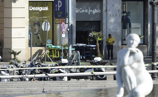 barcelona attack site photo afp