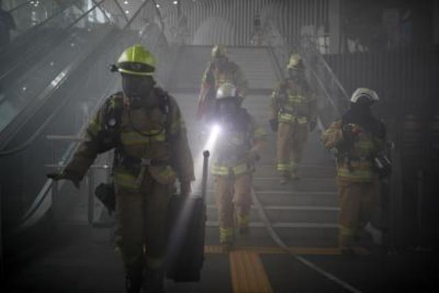 south korean firefighters take part in an anti terror drill as a part of the ulchi freedom guardian exercise in seoul south korea august 23 2017 photo reuters