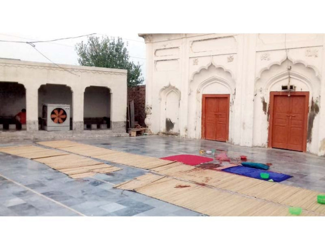 the inner view of the mosque where the incident took place photo express the inner view of the mosque where the incident took place photo express