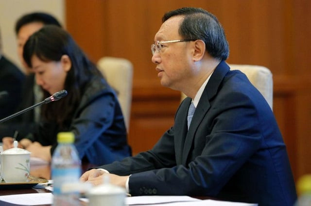 china 039 s top diplomat yang jeichi photo afp