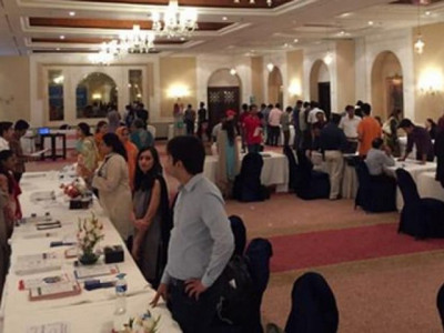 students throng to aeo education expo in islamabad