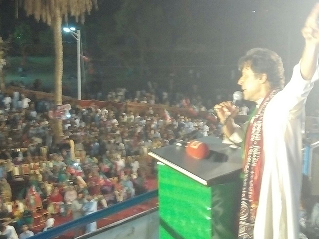 imran khan addressing a rally in sukkur on august 25 2017 photo courtesy twitter ptisindhoffice