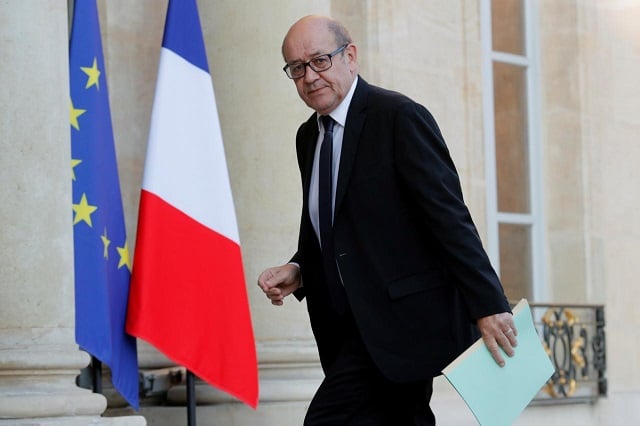 french foreign minister jean yves le drian photo reuters philippe wojazer