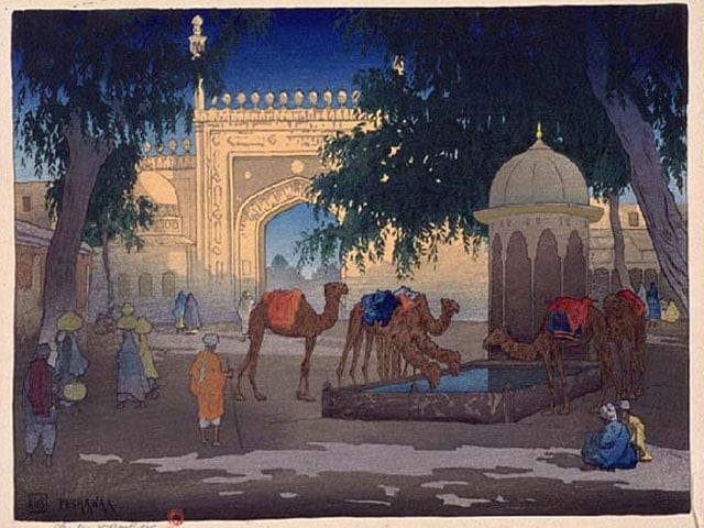 a painting of the peshawar city photo courtesy william charles bartlett retrieved from the honolulu academy of arts a painting of the peshawar city photo courtesy william charles bartlett retrieved from the honolulu academy of arts