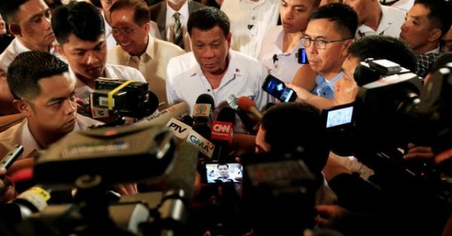 philippine president rodrigo duterte is interviewed by reporters after the handover of a draft law of the bangsamoro basic law bbl in a ceremony at the malacanang presidential palace in metro manila philippines photo reuters philippine president rodrigo duterte is interviewed by reporters after the handover of a draft law of the bangsamoro basic law bbl in a ceremony at the malacanang presidential palace in metro manila philippines photo reuters