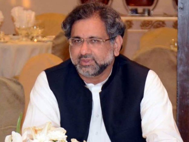 former prime minister shahid khaqan abbasi photo file