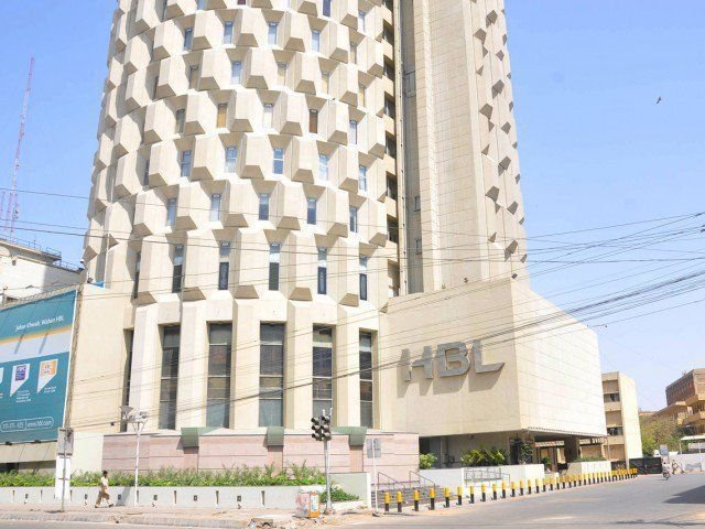 a file photo of hbl head office in karachi photo express file