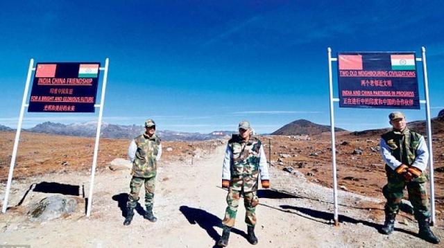 chinese troops started building a road in the area which is disputed between both countries ally bhutan photo afp