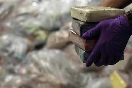 cocaine from britain 039 s largest ever cocaine seizure is displayed by uk border agency staff in london photo reuters