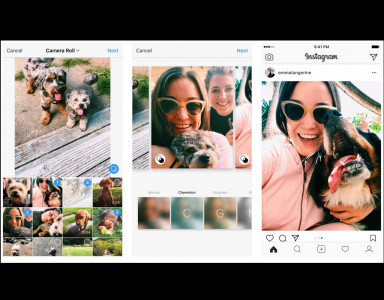 you can now post landscape and portrait albums on instagram