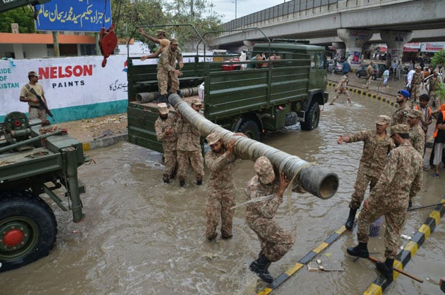 the military s media wing says most places have been cleared and de watering is under way in the rest of the areas photo ispr the military s media wing says most places have been cleared and de watering is under way in the rest of the areas photo ispr