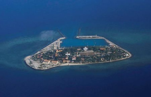 an aerial view of southwest cay also known as pugad island controlled by vietnam and part of the spratly islands in the disputed south china sea april 21 2017 photo reuters francis malasig poo