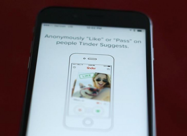 the dating app tinder is shown on an apple iphone in this photo illustration taken february 10 2016 photo reuters the dating app tinder is shown on an apple iphone in this photo illustration taken february 10 2016 photo reuters