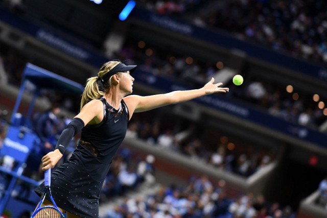war of words wozniacki was furious that her second round match was played on an outside court while sharapova was playing all of hers in arthur ashe stadium despite the russian being a dug cheat photo afp