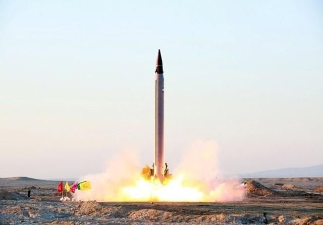 an iranian precision guided ballistic missile is launched as it is tested at an undisclosed location october 11 2015 photo reuters