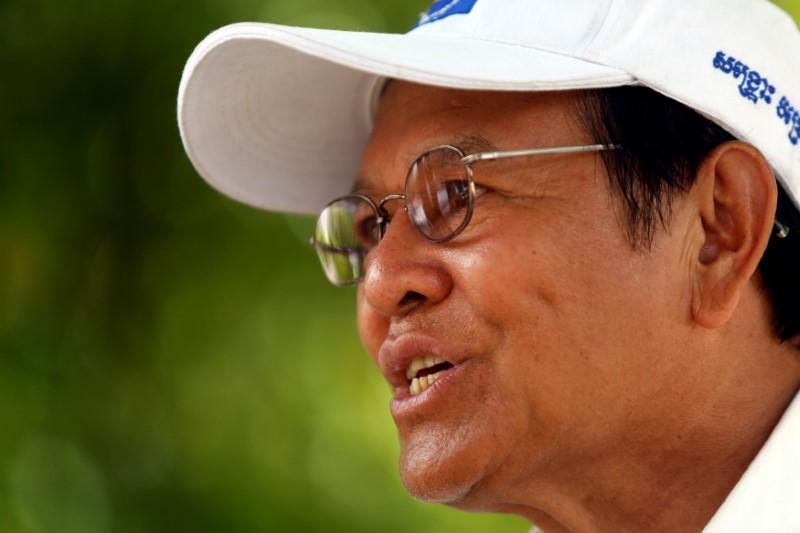 cambodia 039 s opposition leader and president of the national rescue party cnrp kem sokha talks during an interview with reuters in prey veng province cambodia photo reuters