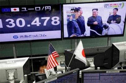 world markets fall after n korea s latest nuclear test